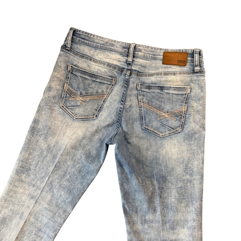 BKE Jake Jeans 36x32 Light Wash Y2K Skater Straight Leg Denim‎ Streetwear
